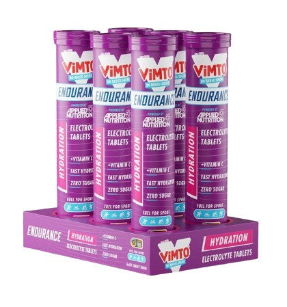 Endurance Hydration Electrolyte Effervescent Tablets, Vimto - 6 x 20 tabs