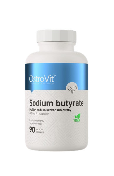Sodium Butyrate, 600mg - 90 caps