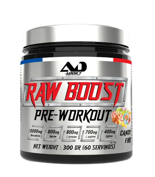 Raw Boost Pre-Workout, Candy Fire - 300g