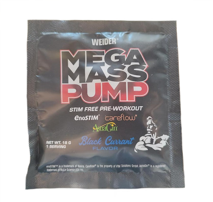 Mega Mass Pump, Black Currant - 18g (1 serving)