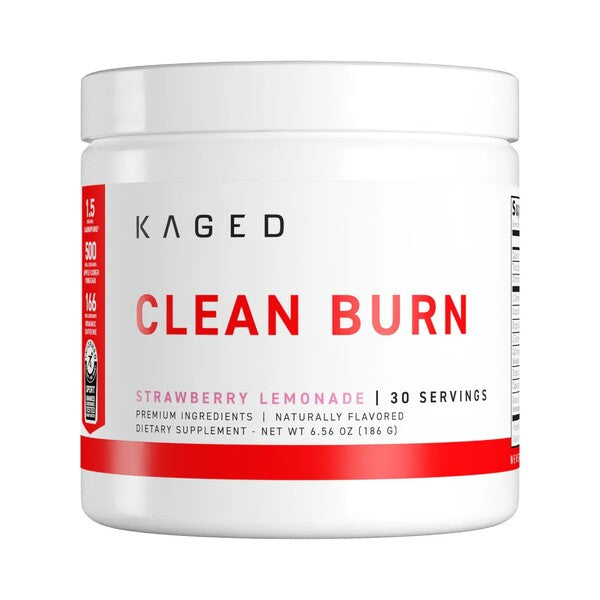 Clean Burn Powder, Strawberry Lemonade - 186g