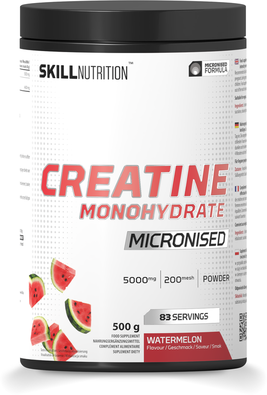Micronised Creatine Monohydrate Flavoured, Watermelon - 500g