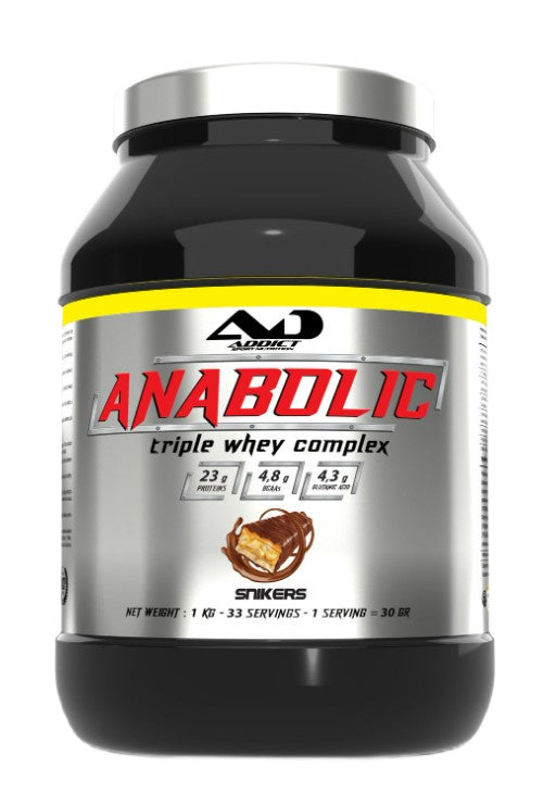Anabolic Triple Whey Complex, Snikers - 1000g