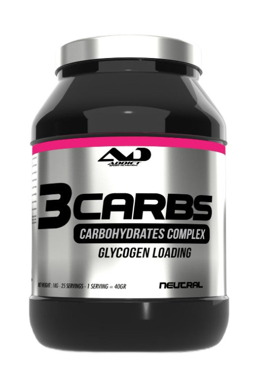 3Carbs Carbohydrates Complex Glycogen Loading, Neutral - 1000g