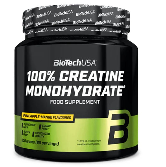 100% Creatine Monohydrate, Pineapple-Mango - 300g