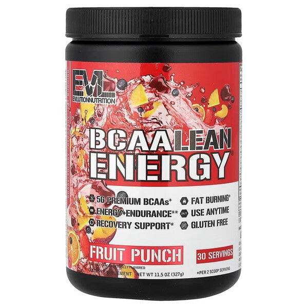 BCAA Lean Energy, Fruit Punch - 327g
