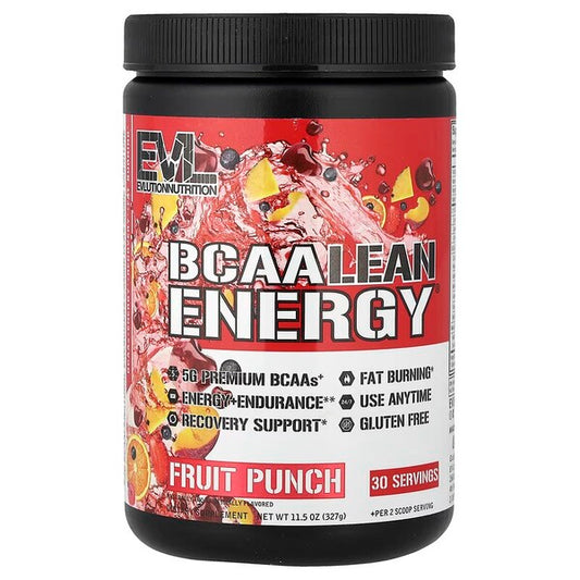 BCAA Lean Energy, Fruit Punch - 327g