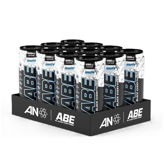 ABE Energy + Performance Cans, White - 12 x 330 ml.