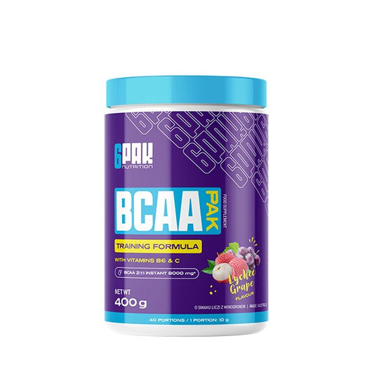 BCAA Pak, Lychee Grape - 400g