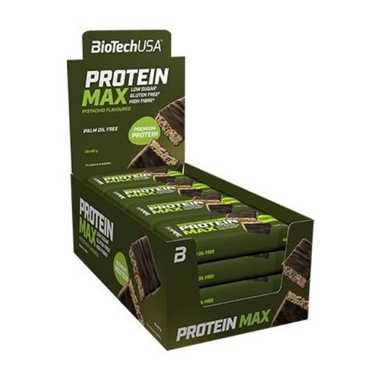 Protein Max Bar, Pistachio - 16 x 45g