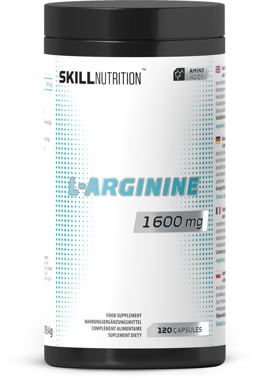 L-Arginine, 1600mg - 120 vegan caps