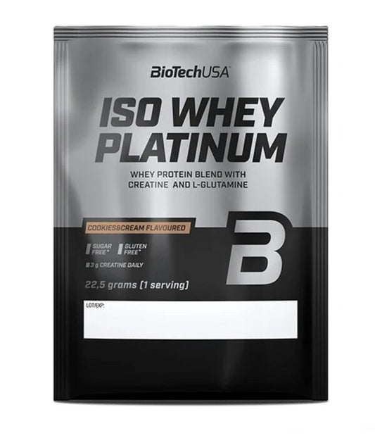 Iso Whey Platinum, Cookies & Cream - 22.5g (1 serving)