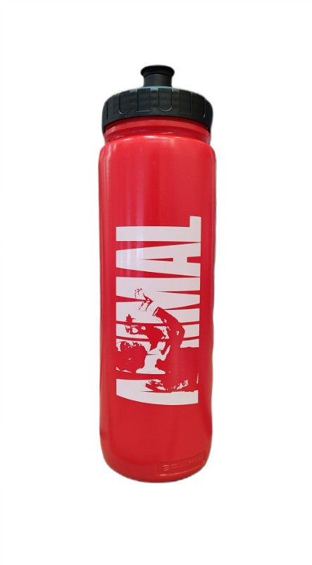 Animal Water Bottle, Red - 1000 ml.