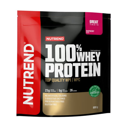 100% Whey Protein, Raspberry - 800g